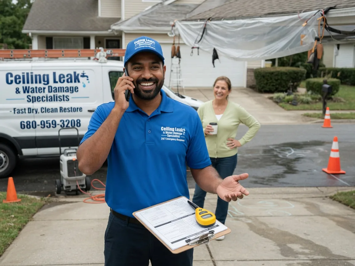 Ceiling Leak Cleanup Daniel, WY FAQs